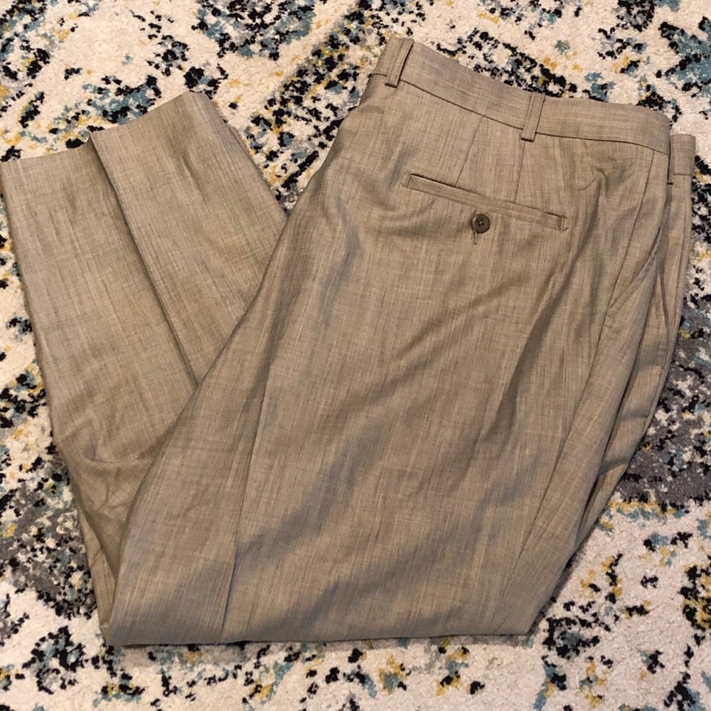 Linea Naturale Italian 100% Wool Trousers 44 waist